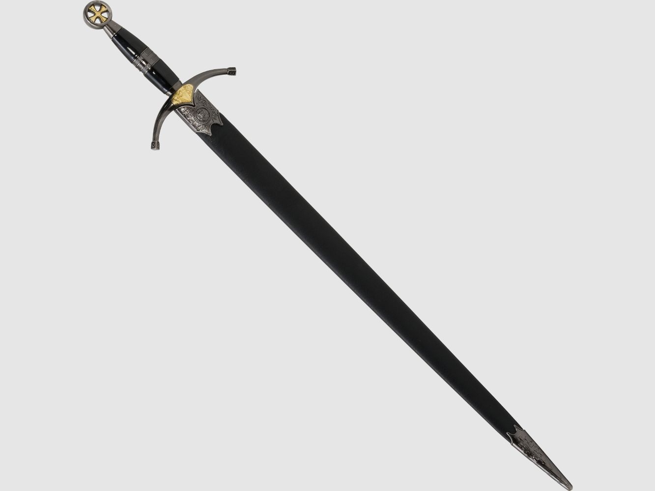 Kurzschwert Kreuzritter mit Scheide Ritter Schwert