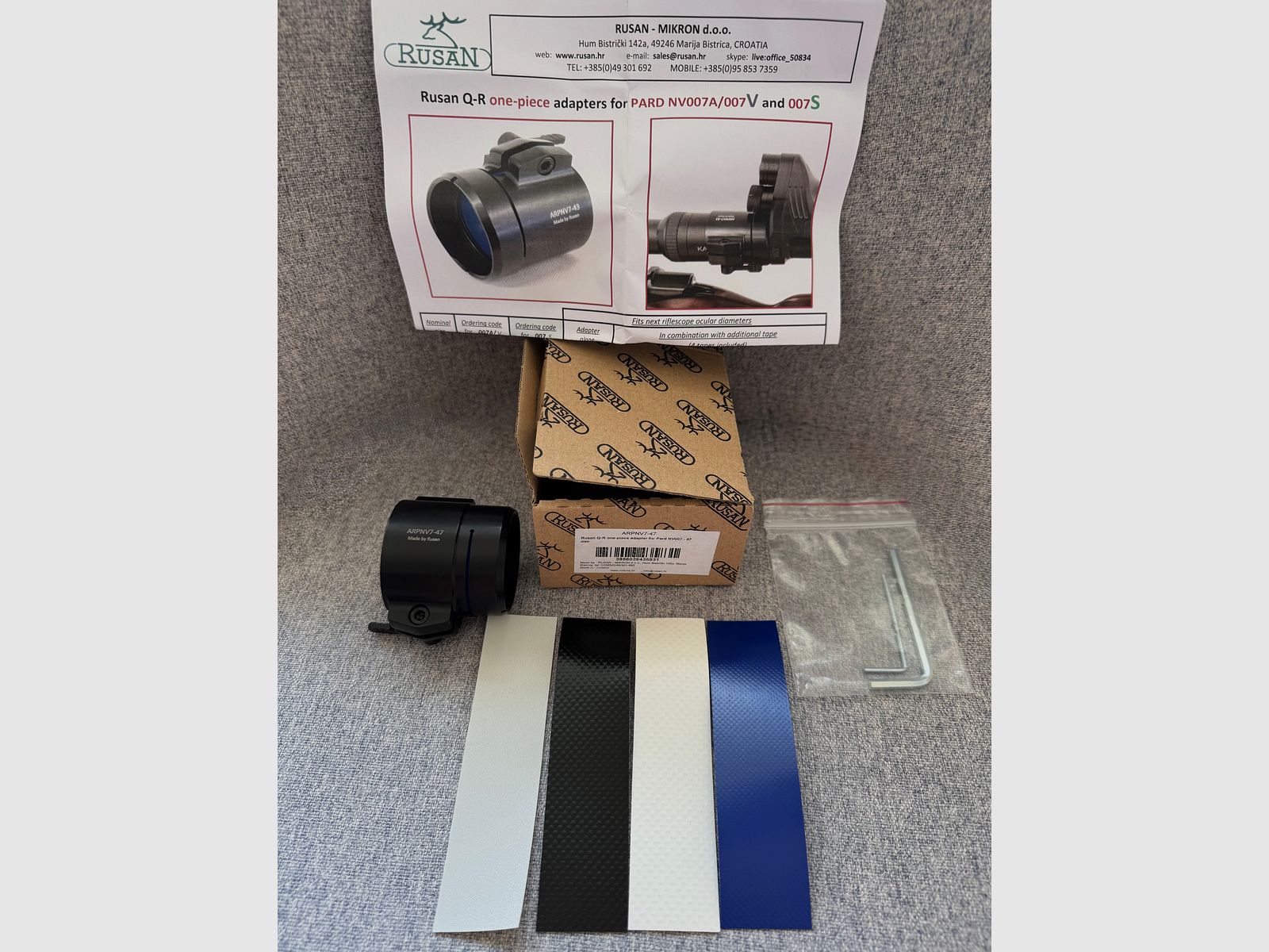 Rusan Adapter ARPNV7-47 für Sytong und Pard NV007a
