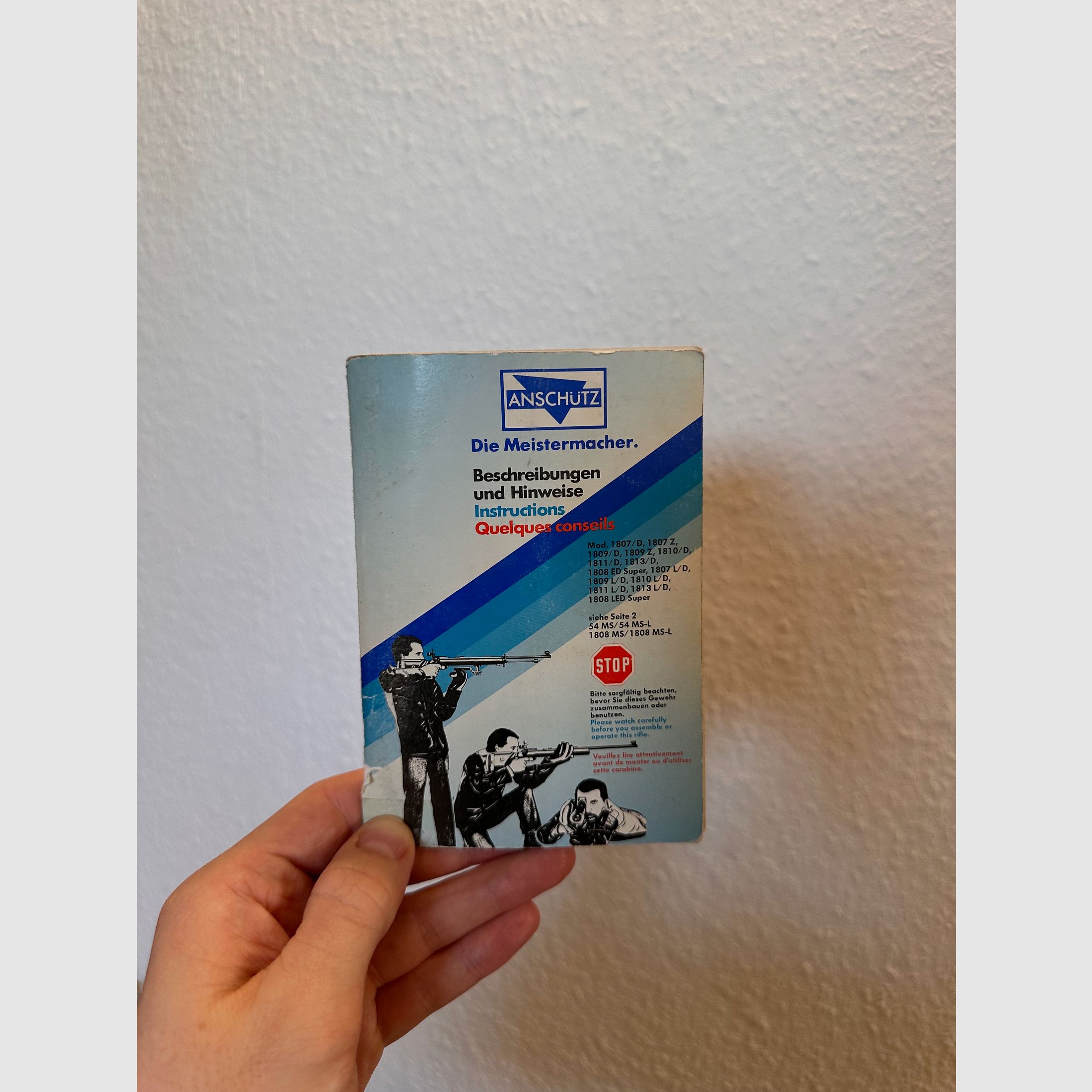 Karabin Anschütz Match 1807 KK – Kompletny zestaw w doskonałym stanie