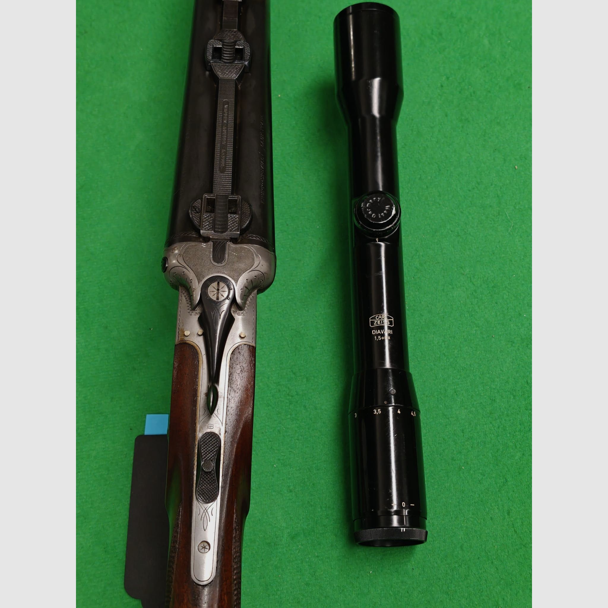 Sauer & Sohn perçage 7x57R incluant Zeiss Diavari, image 5 sur 9