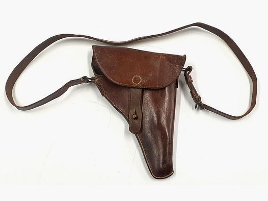 Unknown Swiss leather holster for P08 Parabellum