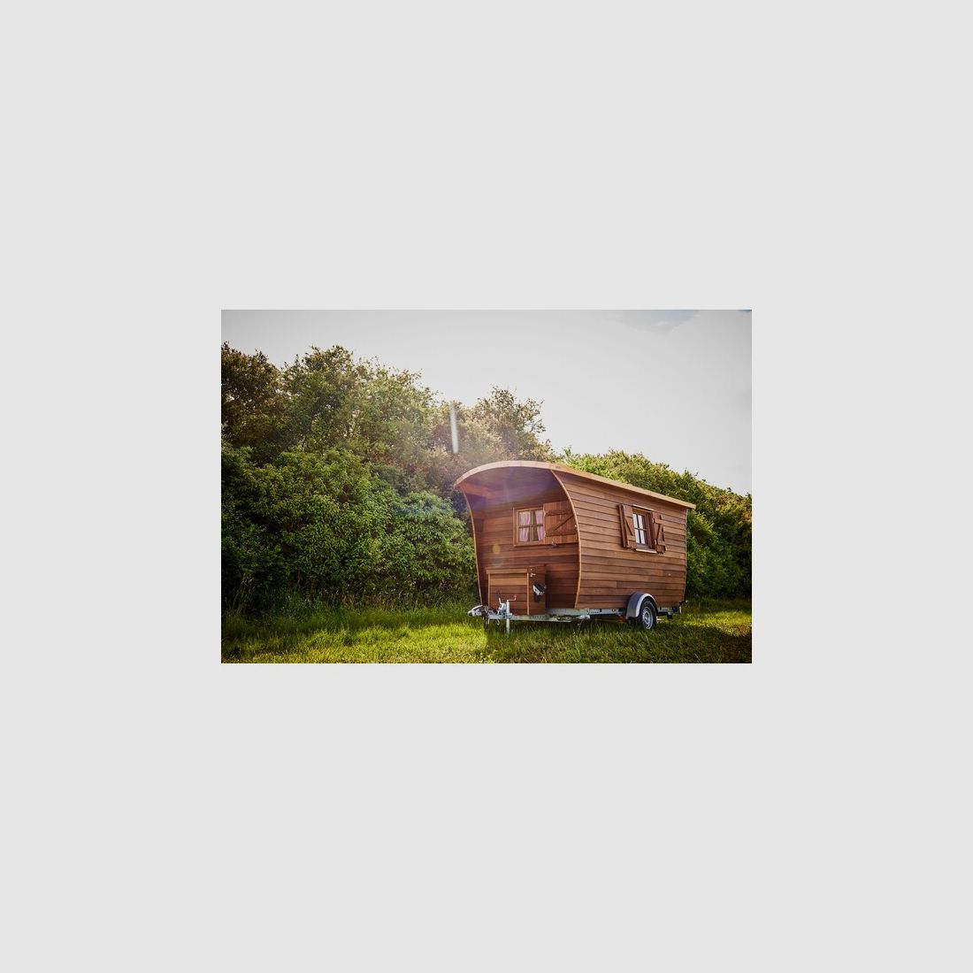Tannhäuschen, mobile Naturholzhütte mit FRANKONIA Premiumpaket