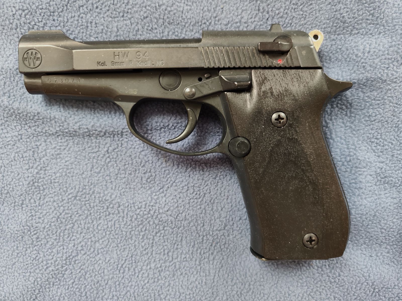 Weihrauch HW 94 cal. 9 mm R blank NC blued Arminius revolver pistol