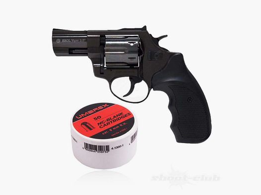 Ekol Viper 2,5 inch schreckschuss revolver 9mm geblauwde +