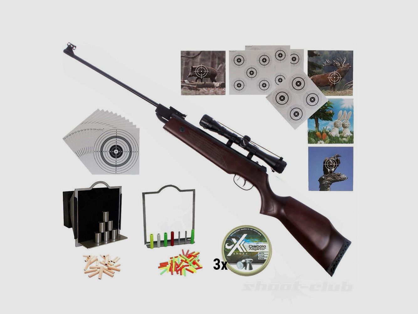 Hämmerli Hämmerli Hunter Force 750 4,5mm Diabolo Super-Target Set