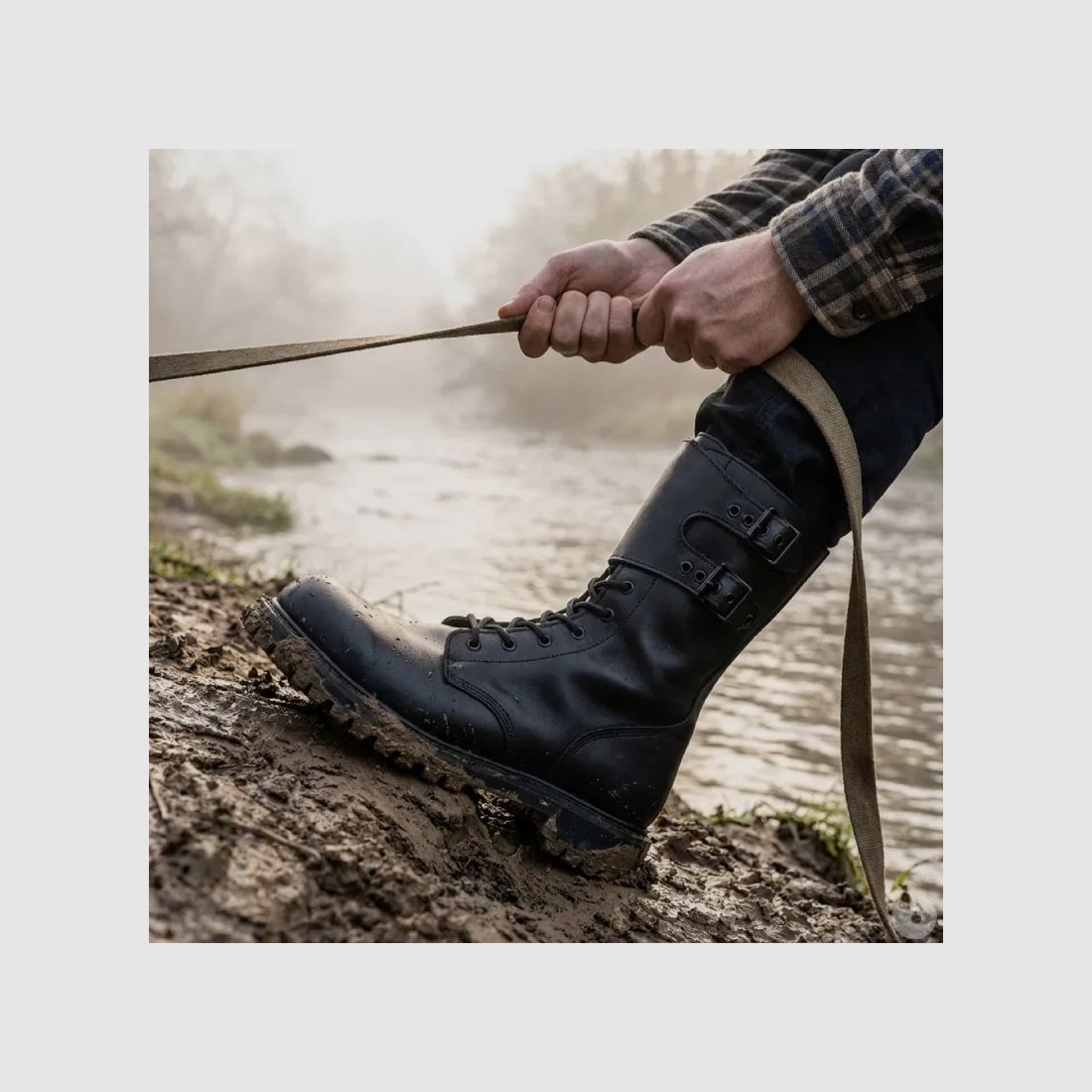 Rangers aus schwarzem Leder für Herren - Goodyear®-Sohle - DCA Frankreich, Bild 4 von 7