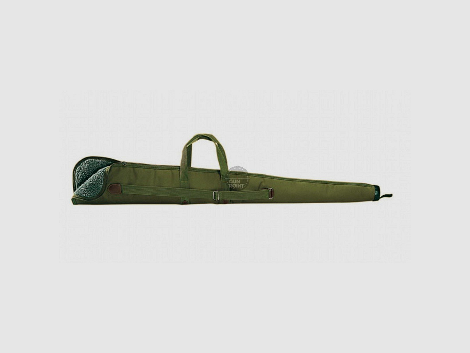 Webpelzfutteral fr Flinten, grn 130 cm