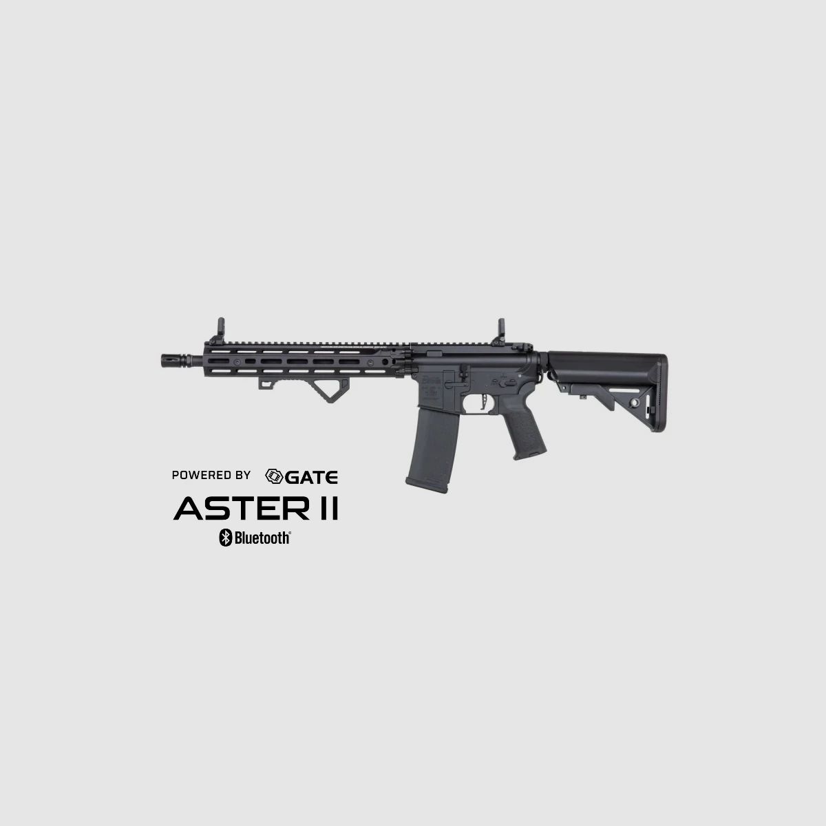 SA Daniel Defense® MK18 RIII M-LOK 14.5" (SA-P28 RIS III PRIME™ Aster II ETU BLDC™) Rifle Airsoft Libre a partir de 18 - Negro -F-