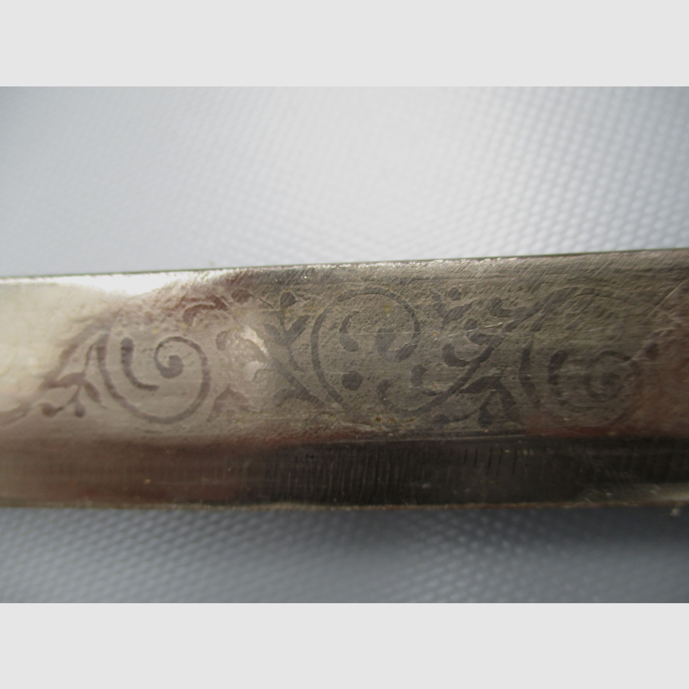 Indian saber / sword with wooden scabbard