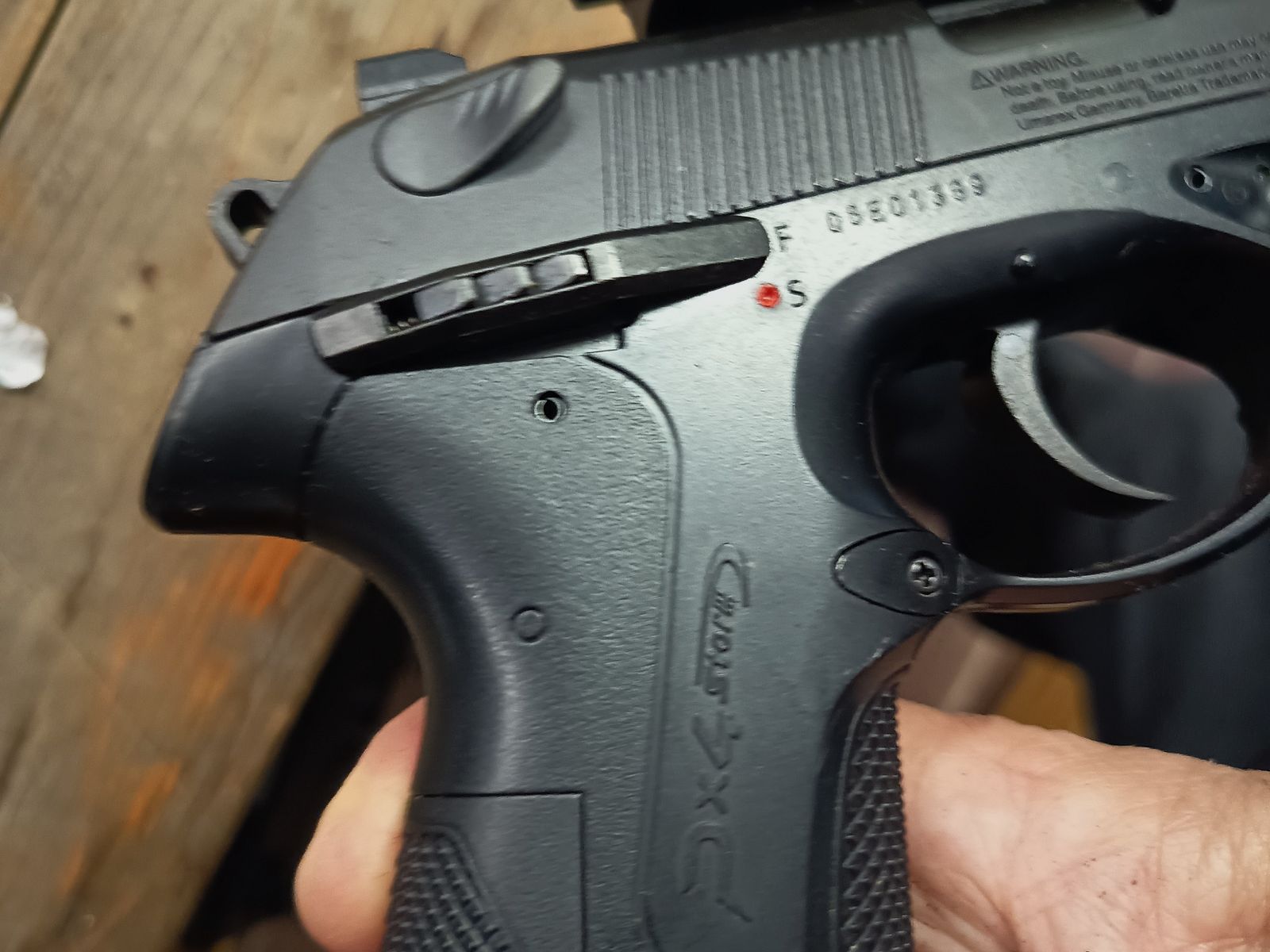 Bundle of airsoft 1 rifle 4 pistols with ammunition and gas cartridges