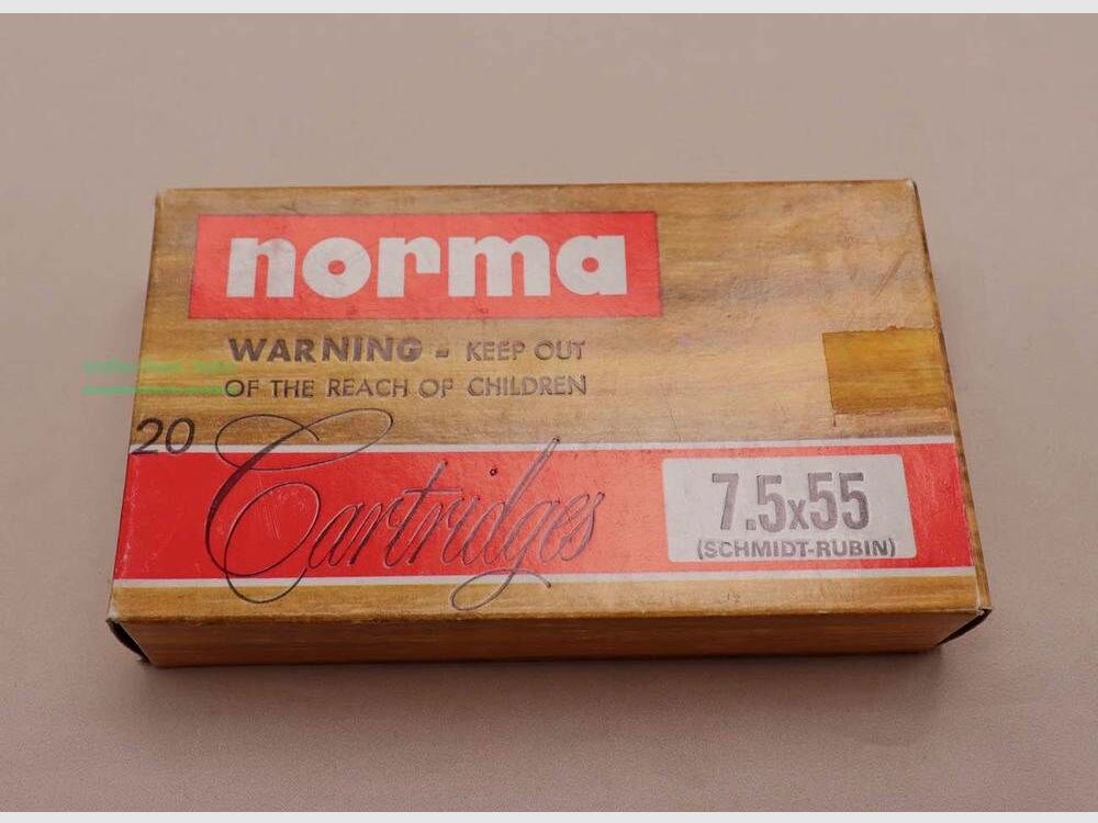 Norma Büchsenpatronen 7,5x55Swiss