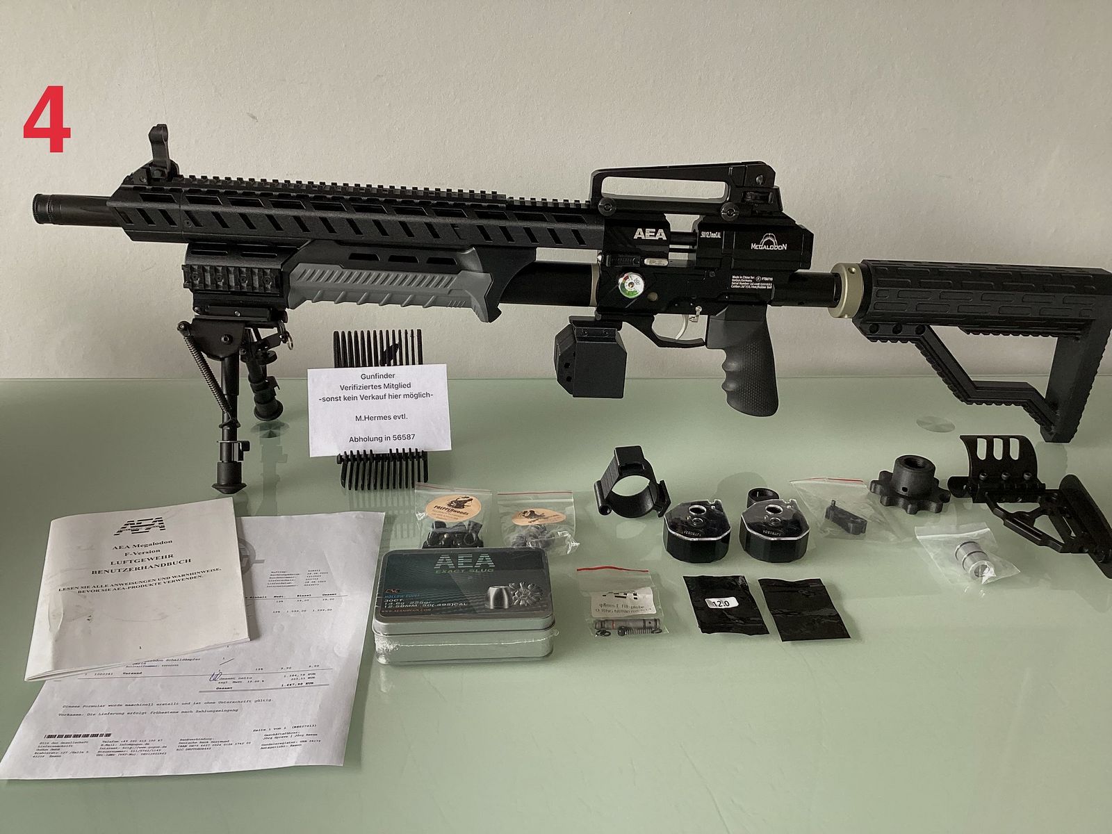 New immediately available AEA Megalodon with invoice and original packaging without or with a lot of accessories.