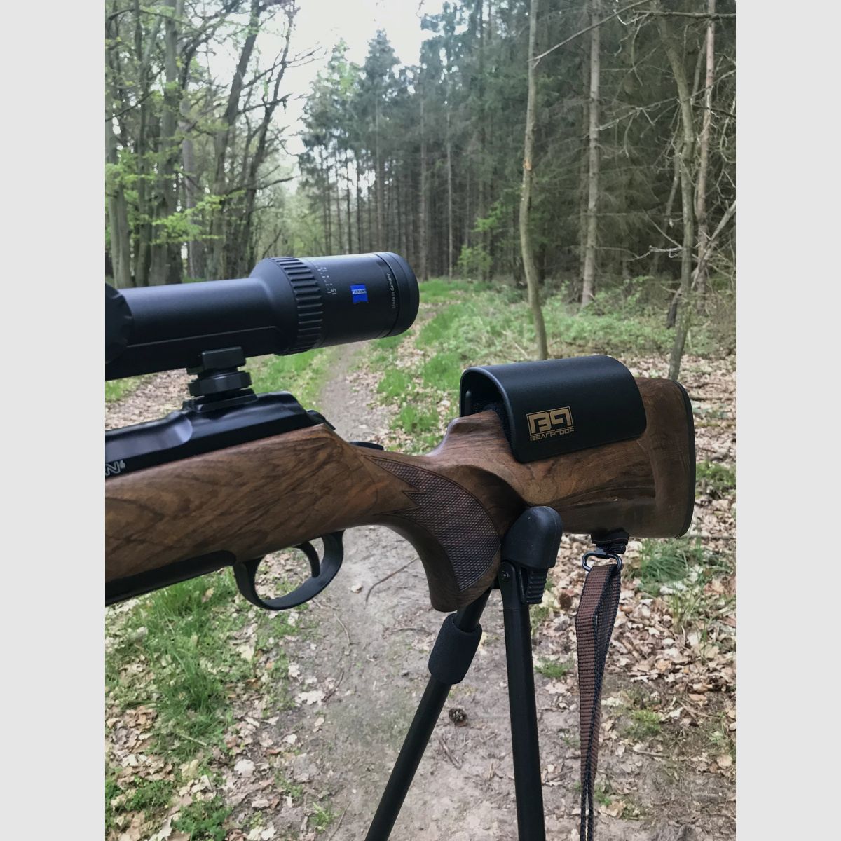 BEARPROOF PRECISION Schafterhöhung mit Patronenhalter - Schwarz