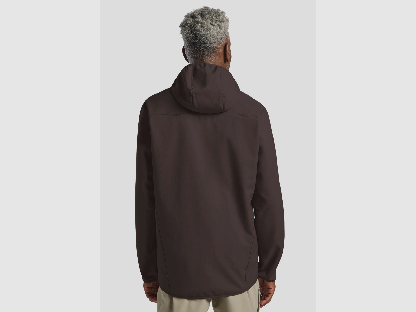 JACK WOLFSKIN Bornberg Hoody M Softshelljacke Herren Peat Braun