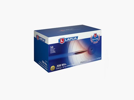 Lapua Scenar OTM 10,85g /167gr. 50St .308Win