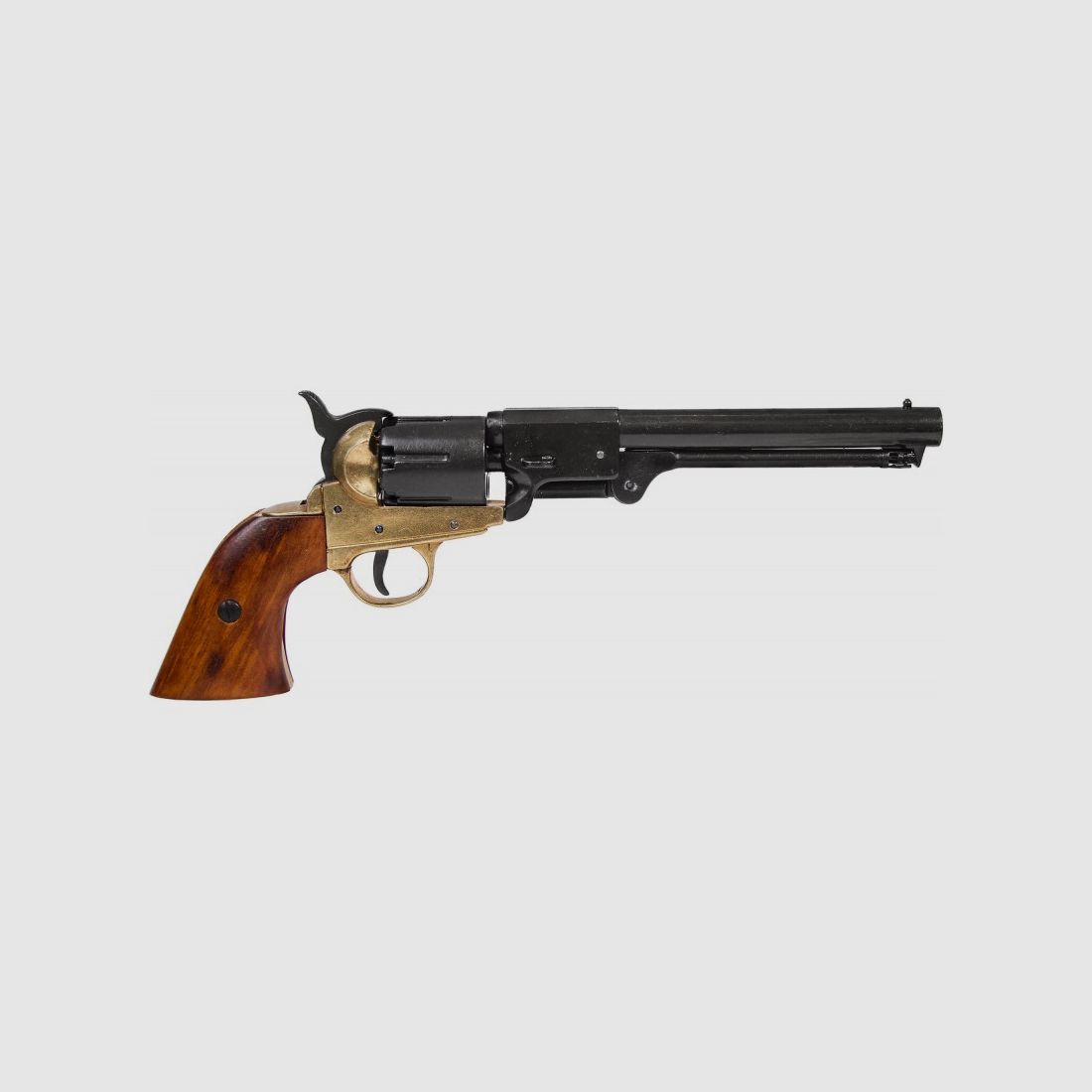 Decoratieve Denix-replica van de 1851 Amerikaanse marine revolver
