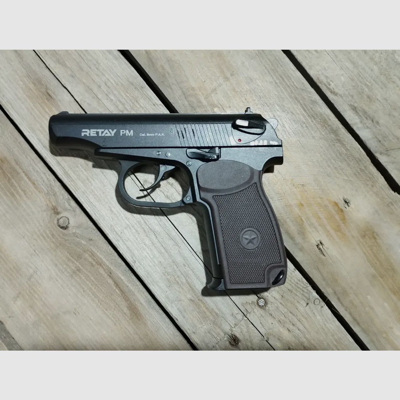 RETAY PM pistola de alarma 9mm P.A.K. réplica Makarov PM - Envío a toda la UE