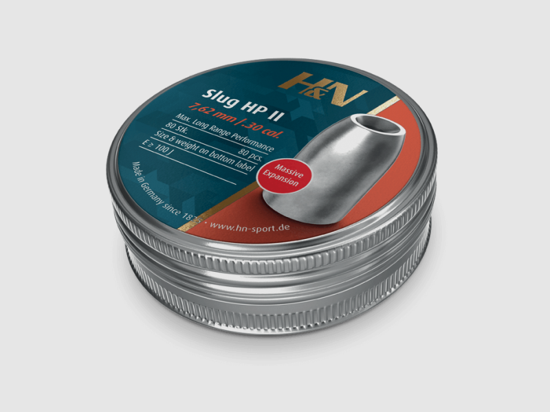 H&N Slug HP II 50 gr. 7,62 mm / .30 (80 pz.), immagine 1 di 2