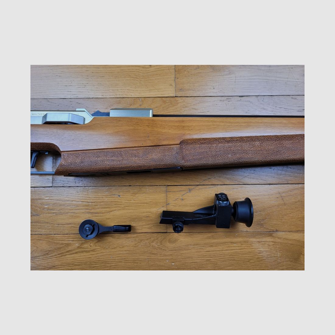 Rara carabina di precisione Walther UIT-E MATCH – grilletto elettronico – livella a bolla diottra – come nuovo, immagine 19 di 32