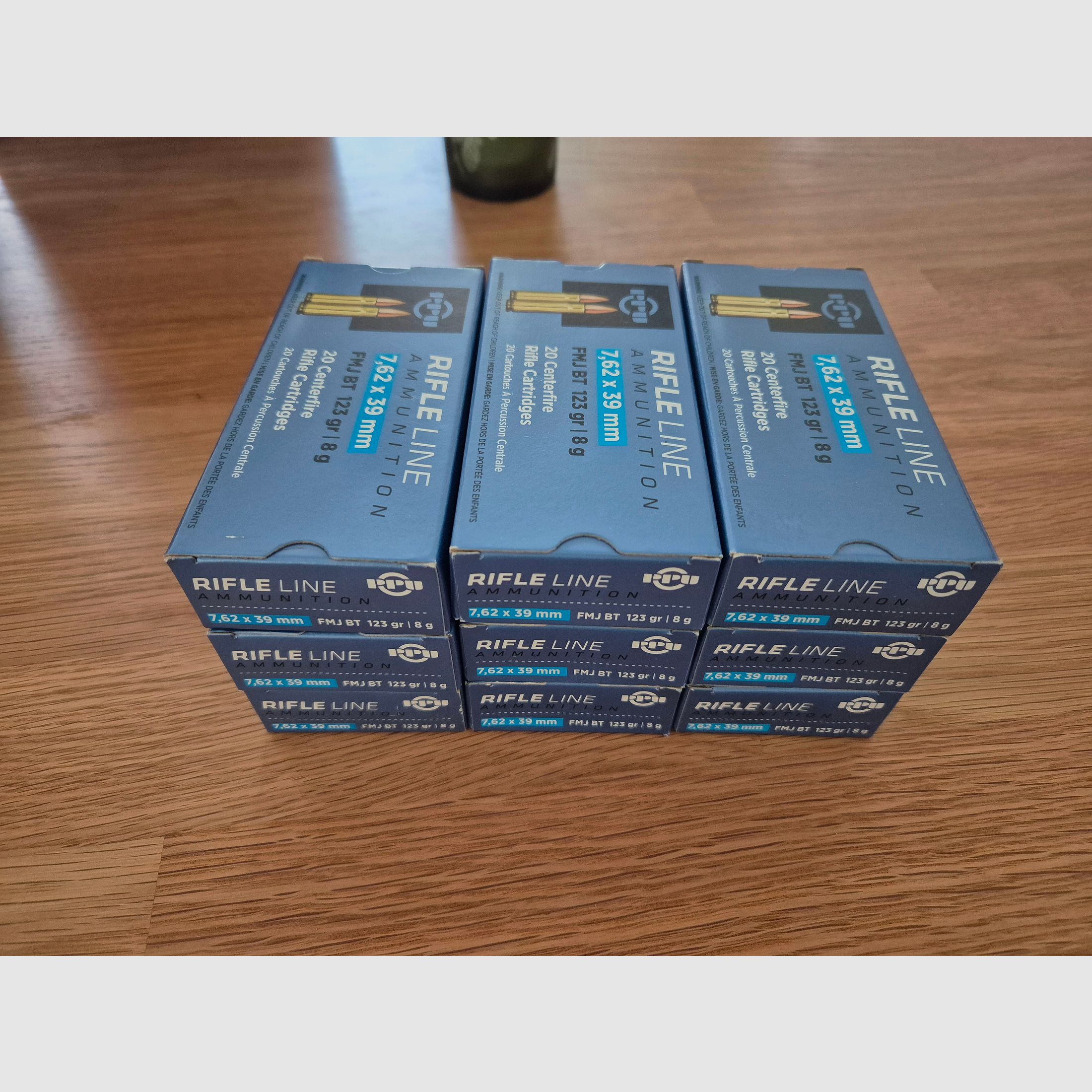180 Schuss PPU 7,62x39