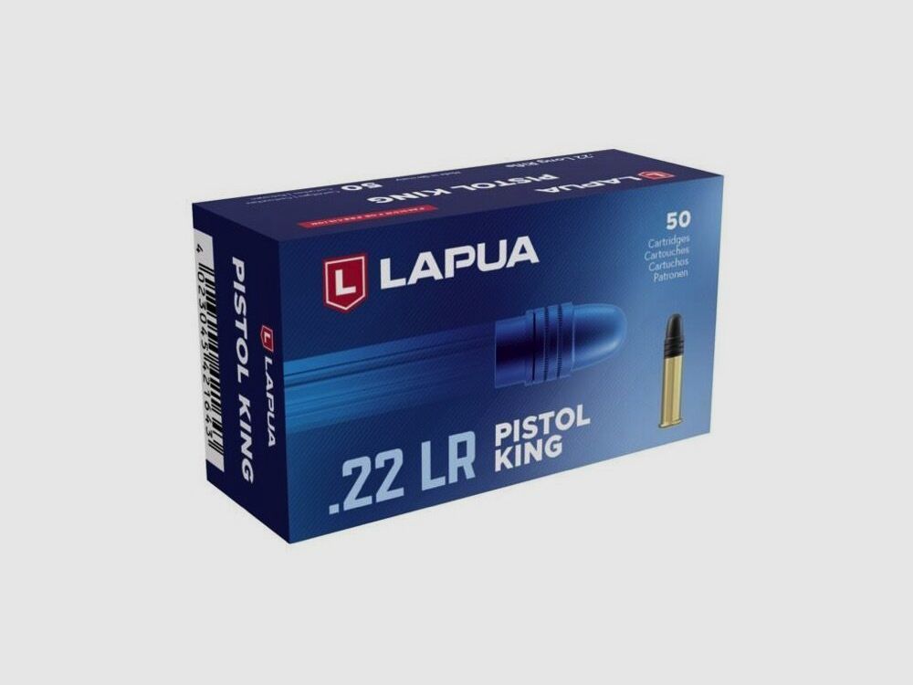 Lapua Pistol King 50 pcs .22lr