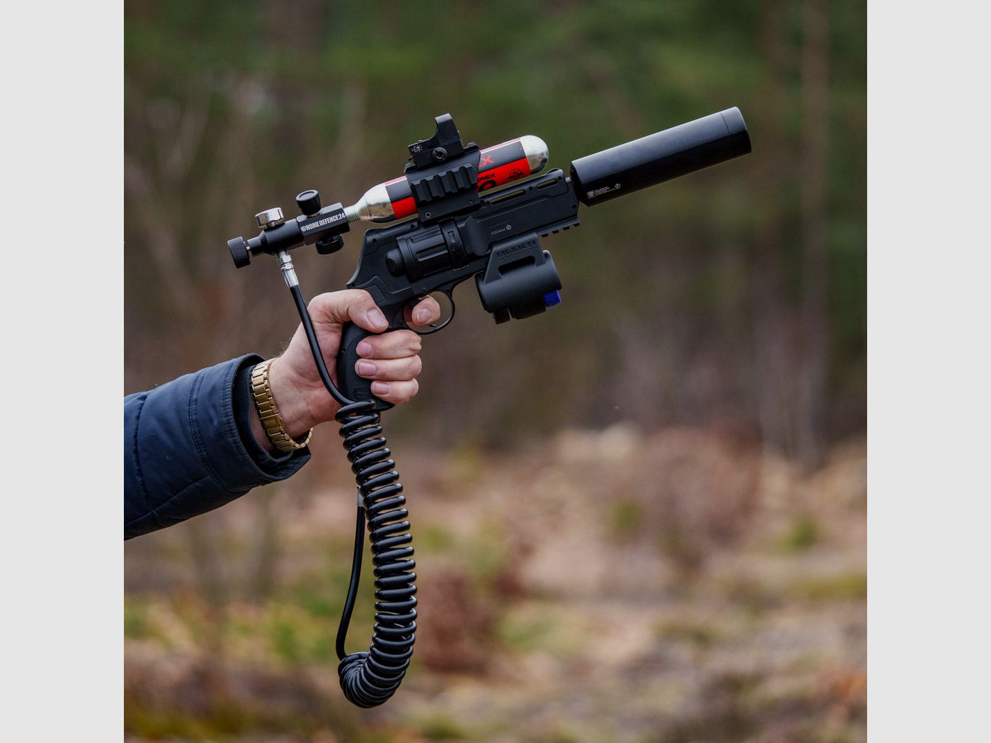 BOTTLE CLAMP | 3x Picatinny Schiene | HDR50 | HDR68 | HDB68 | 88g Kapsel