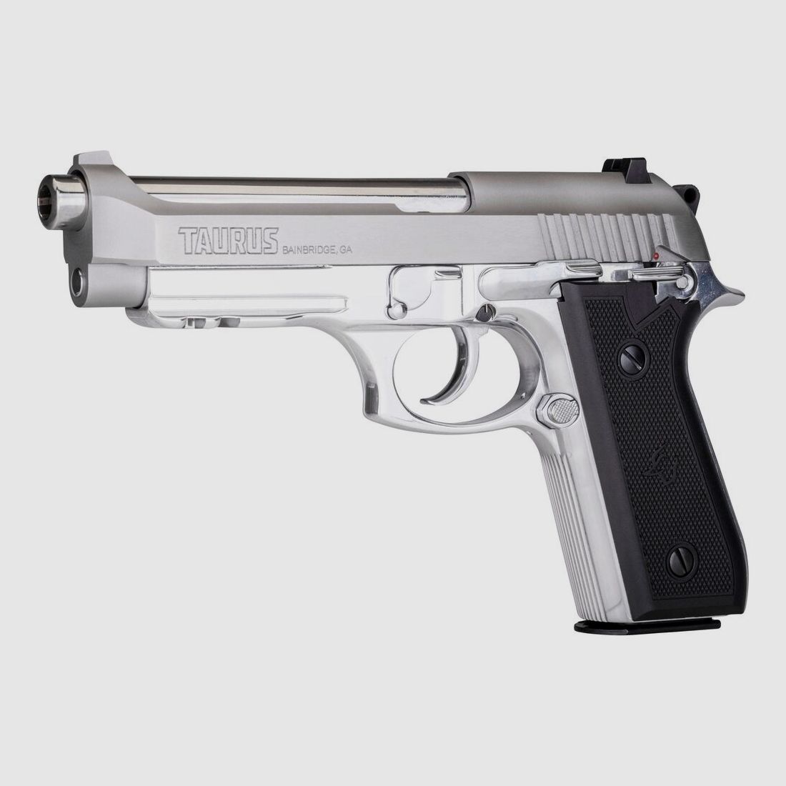 Taurus PT 92 SS17 Rail, Stainless Steel matt, 17 Schuss Pistole