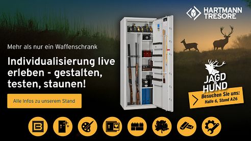 Waffenschränke neu gedacht: Kunst, Nachhaltigkeit & modulare Sicherheit auf der Jagd & Hund 2026