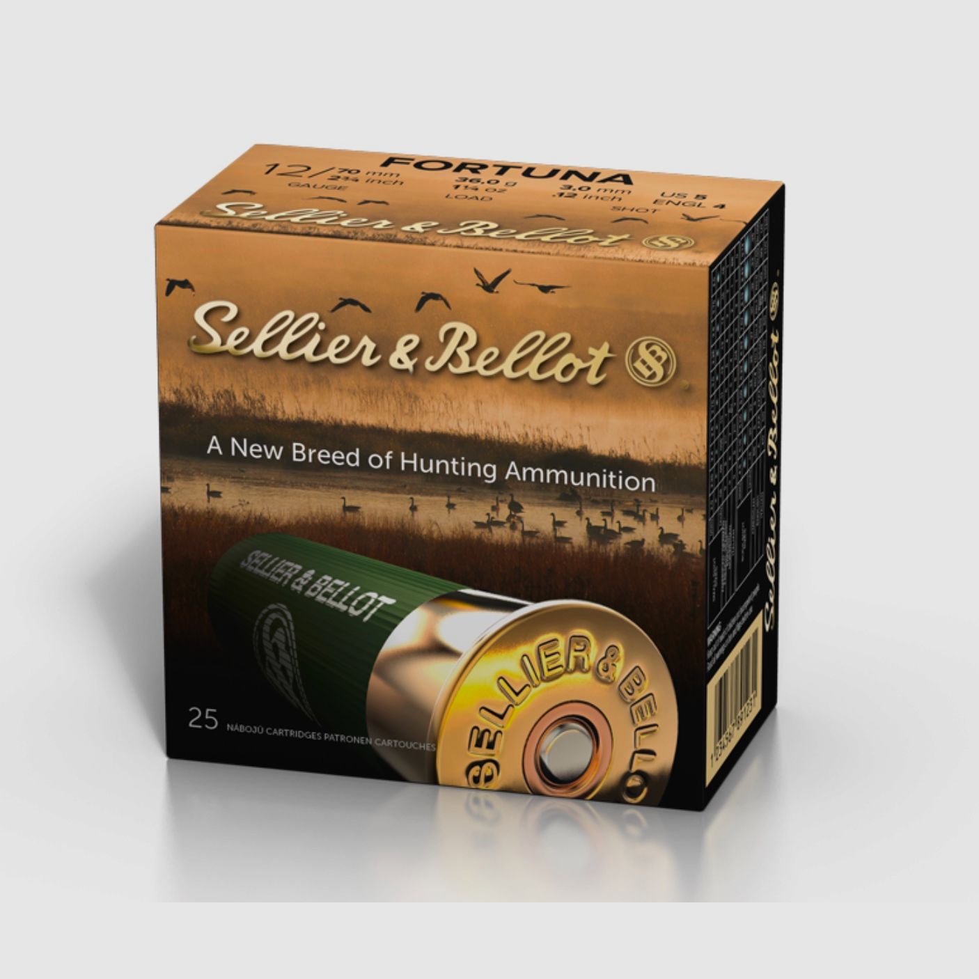 Sellier & Bellot 107445 12/70 Fortuna Plastik 2,7mm 36g