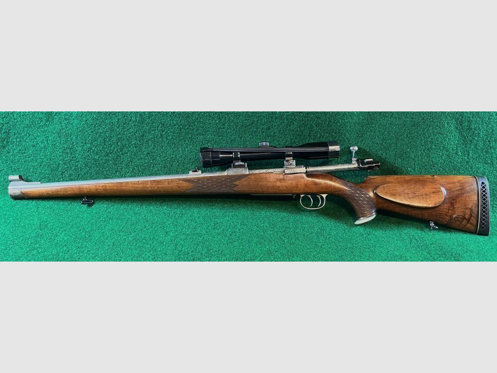 Heym Stutzen mit wunderschöner Punzierung .30-06Spring