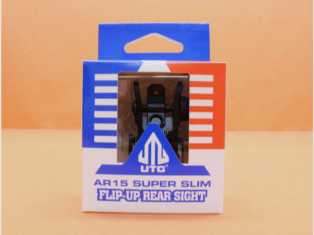 UTG - Leapers UTG Flip-Up Rear Sight Low Profile Compact (MNT-955)/ Viseur dioptrique rabattable pour profil Picatinny