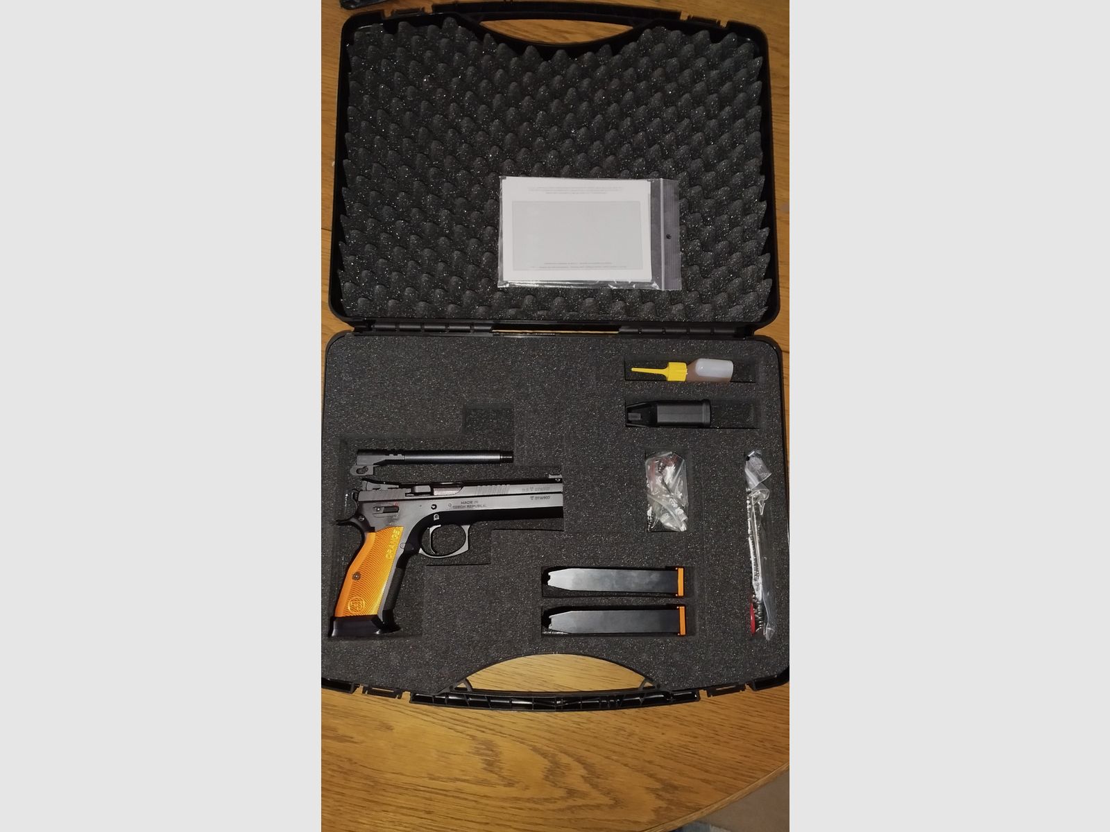 CZ TS Orange .40 S&W incl. 9x21 barrel swap TSO New