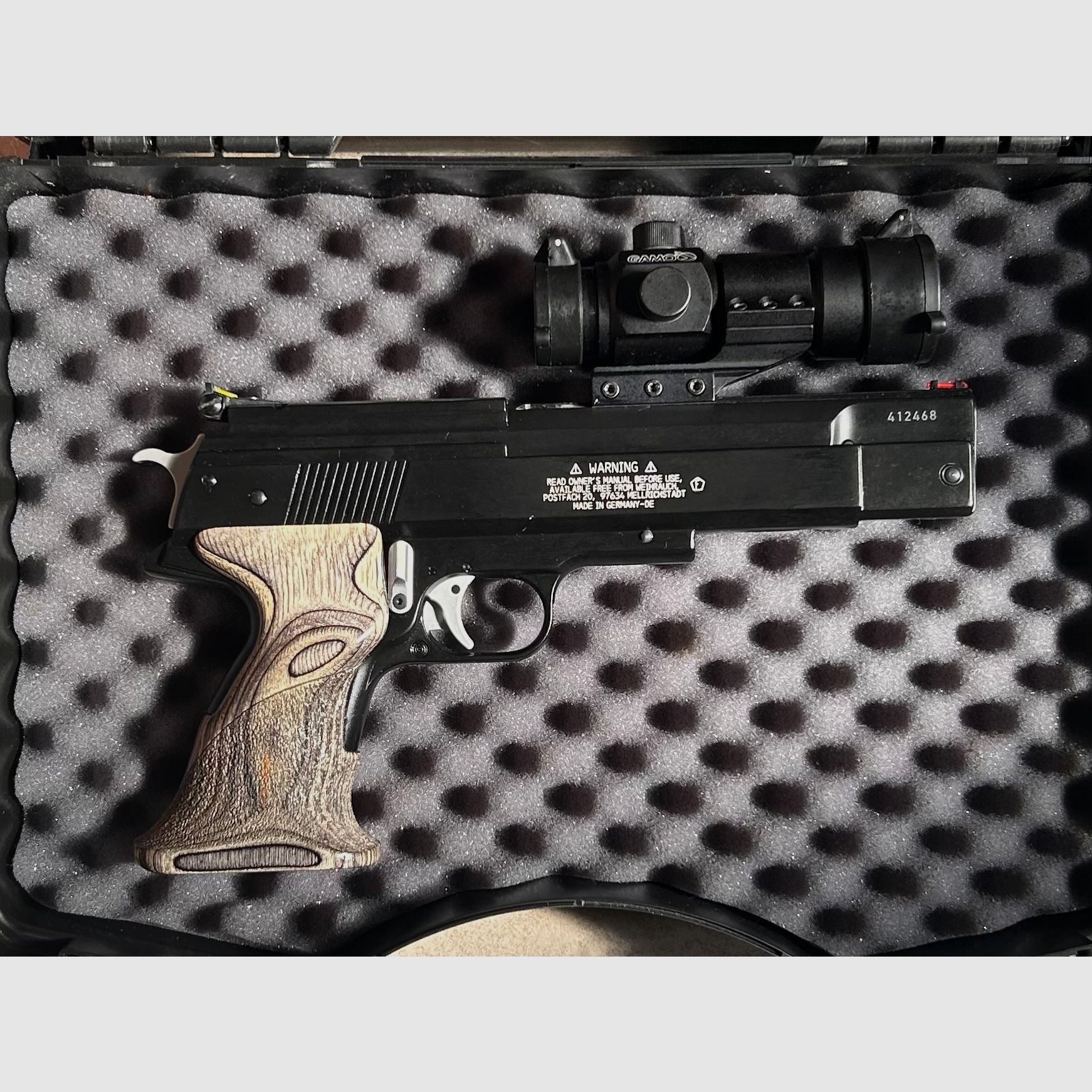 Weihrauch HW 45 Black Star .22 - 5.5 inkl. Koffer und 4,5 mm Wechsellauf