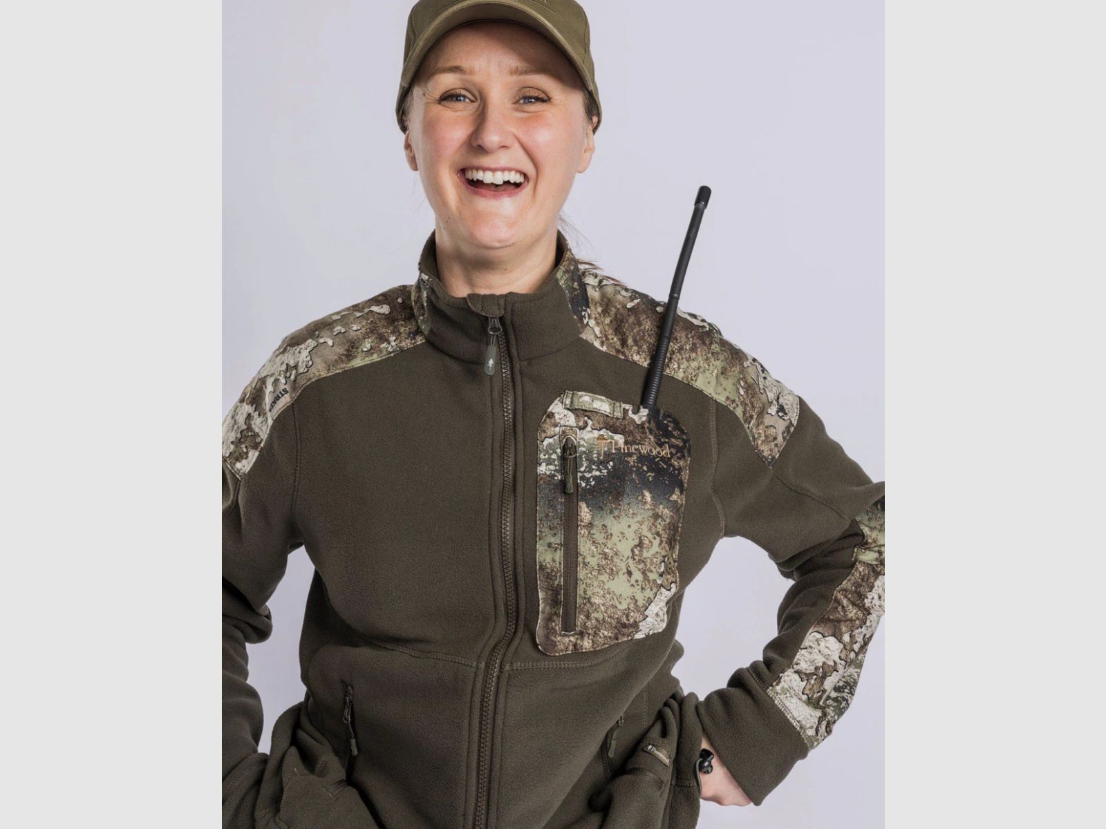 PINEWOOD Smaland Jagd Camou Damen Fleecejacke