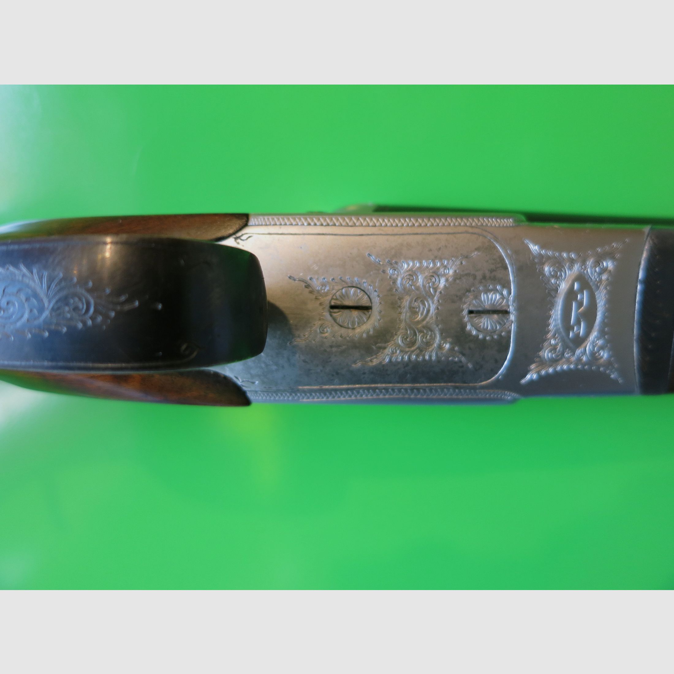 AyA, Aguirre and Aranzabal, Model 107 "Milan" double shotgun/cross shotgun caliber 16/70, engraving #20-
