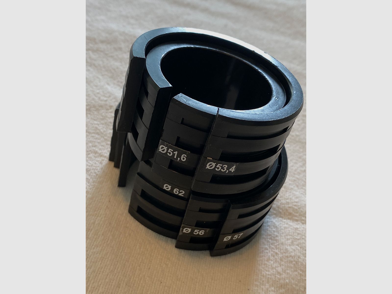 Reducer rings for mounting night vision attachment