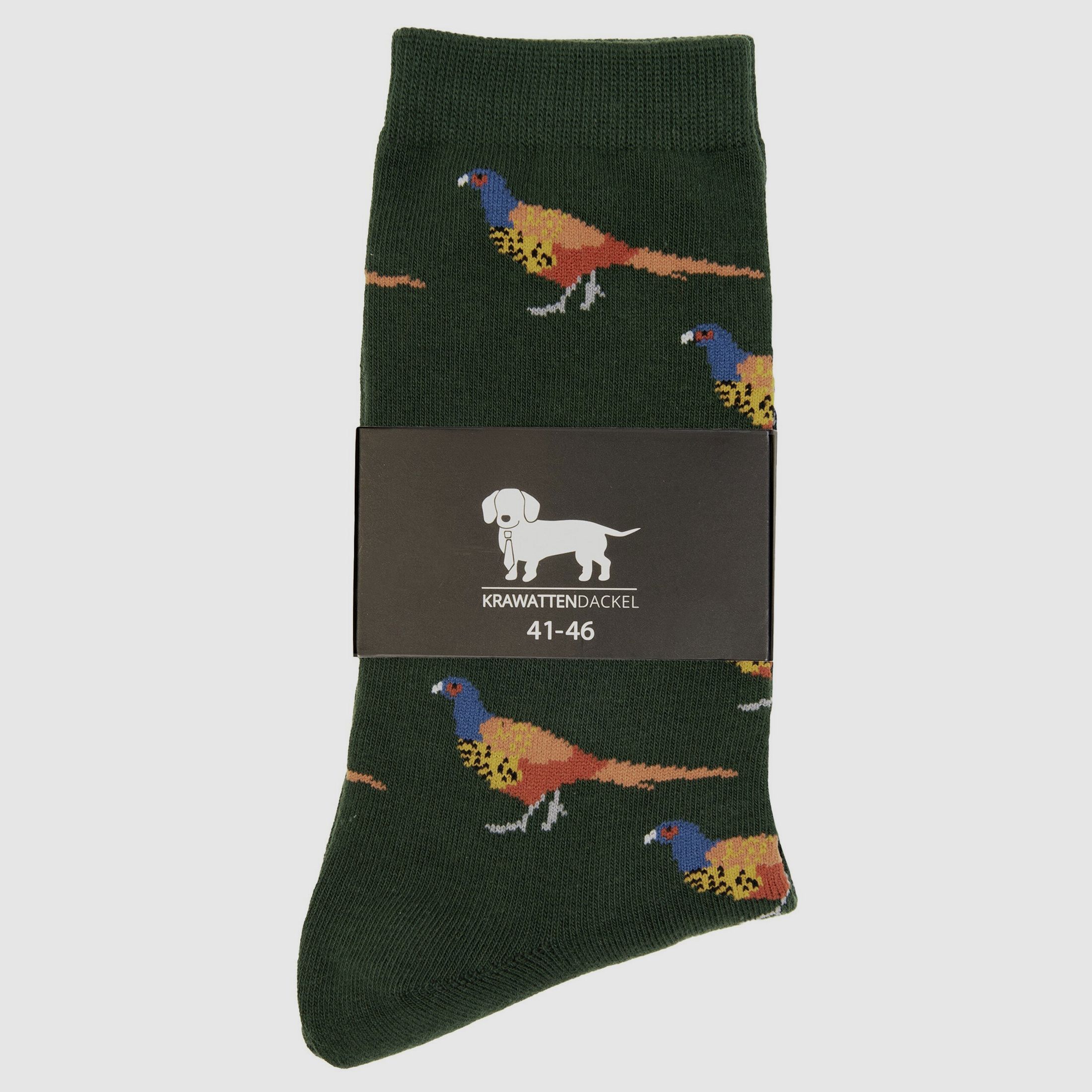 Krawattendackel Socken mit Fasan