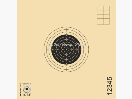 LG Scheibe 10er Ring, Spiegel-Ø: 30,5 mm, Ø des 10er Ringes 0,5 mm,fortlaufend nummeriert,