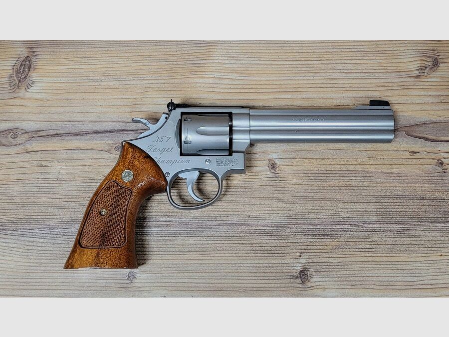 Smith & Wesson 686 Target Champion 6" - stainless matt // S&W 686-3, Bild 2 von 3