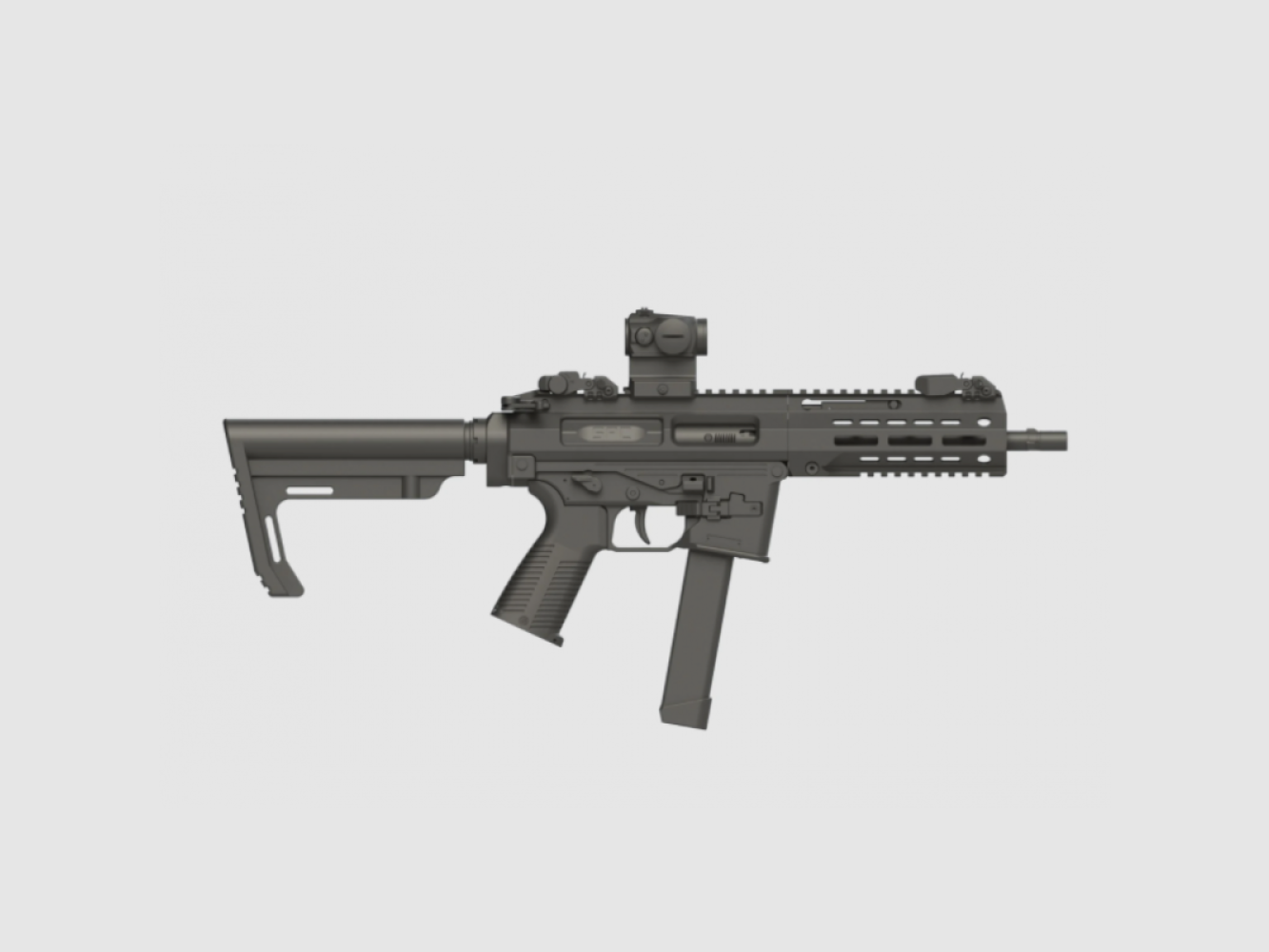 B&T SPC9 G semiautomatico, 230mm, 9mm Para con Aimpoint®