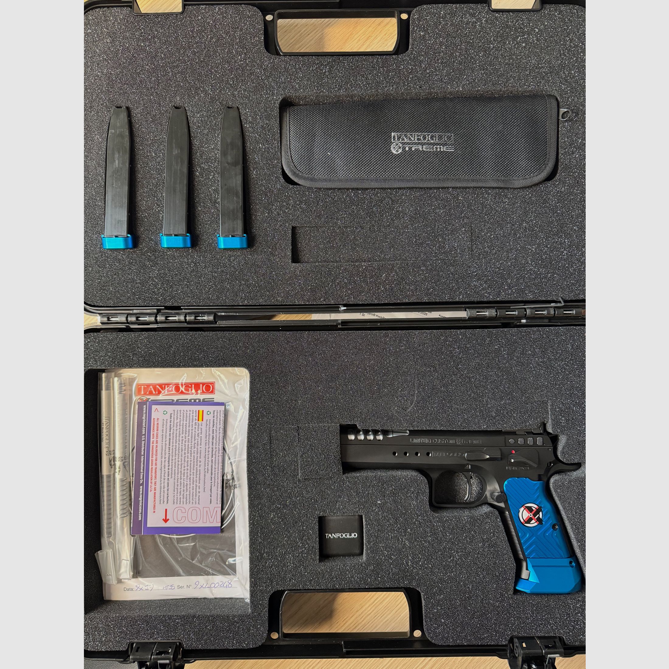 Tanfoglio Limited Custom XTREME 9 mm comme neuve, avec 4 chargeurs et mallette, image 1 sur 4