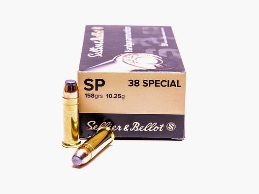Revolverpatronen Sellier & Bellot 38 Special TM
