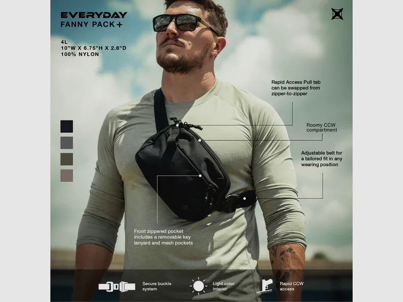 Everyday Fanny Pack+ (Outpost) - Vertx, afbeelding 7 van 10