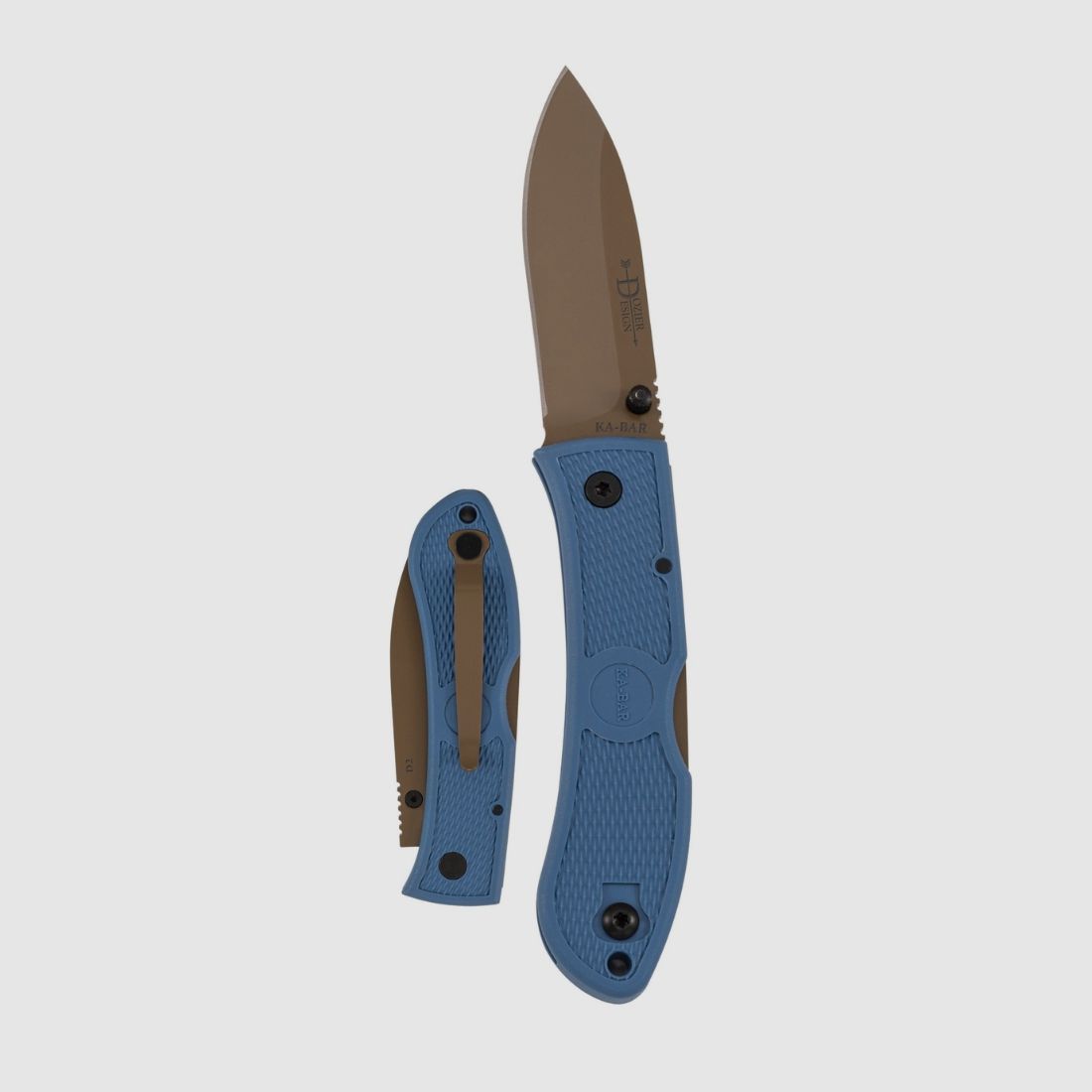 Navaja Ka-Bar Dozier D2 Folding Hunter, imagen 1 de 2