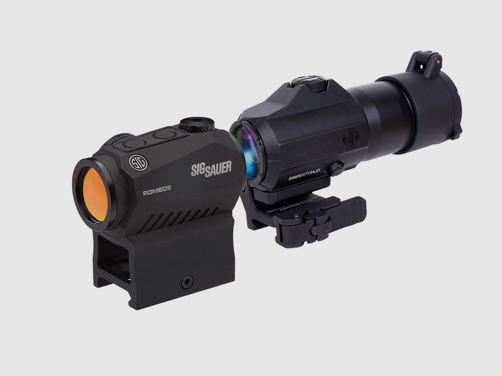 SIG-Sauer ROMEO5 + JULIET3 Magnifier Set  2 MOA - 3x24mm