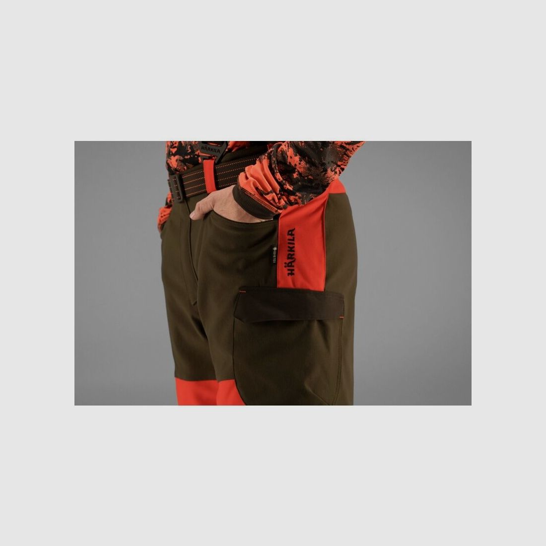 Härkila Herren Hose Wildboar Pro Orange blaze/Willow green