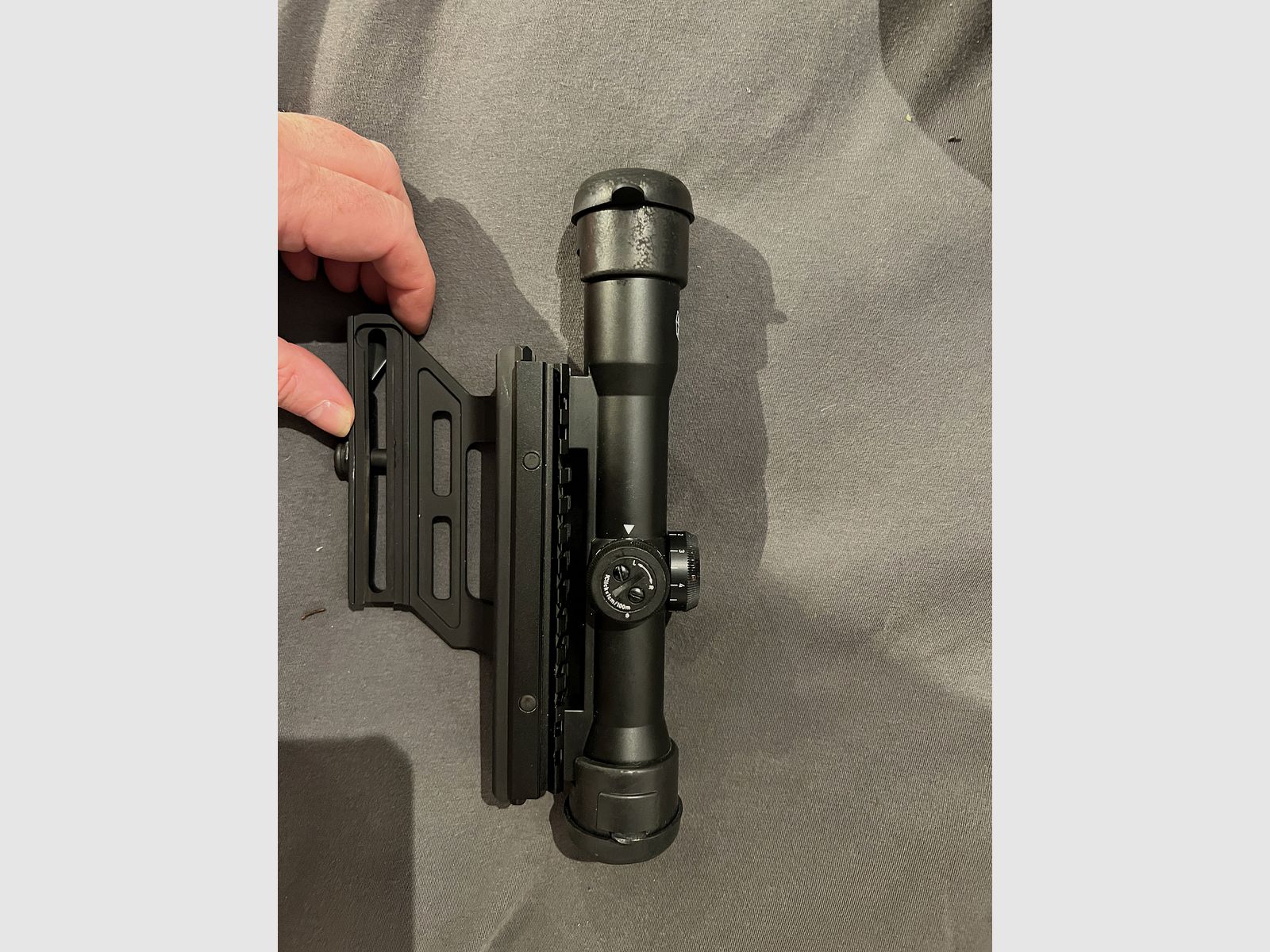 Hensoldt Fero Z24 – met Picatinny-montage en richtkijker verlichting (Geen Trijicon ACOQ, Leupold, EOTECH, Aimpoint, Steiner, Holosun, Elcan, Vortex,) voor SPORT & VERZAMELING