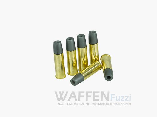 Bossoli di caricamento per revolver CO2 Schofield calibro 4,5 mm BB in acciaio - 6 pz