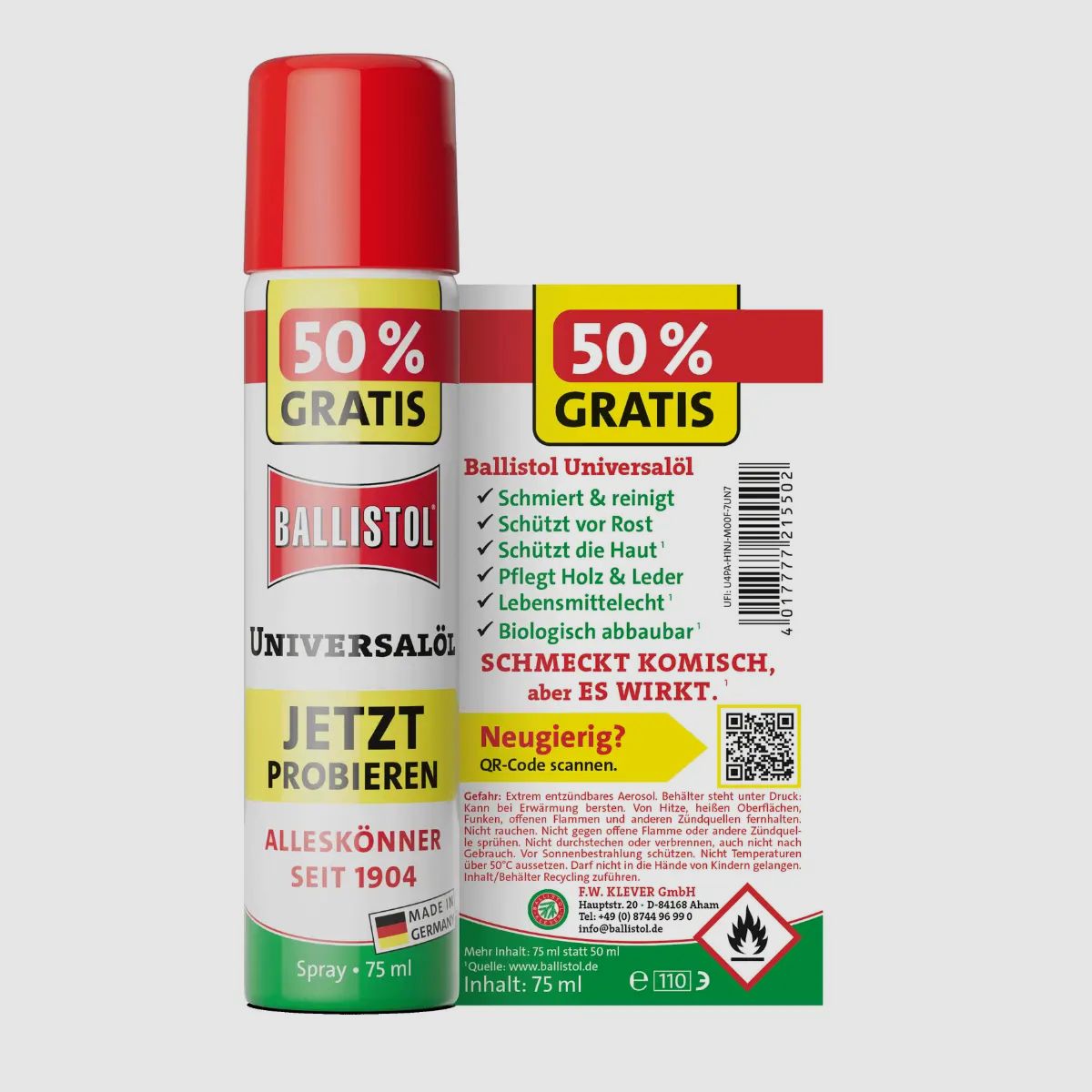 Ballistol Uniwersalny Olej Spray Edycja Specjalna (75 ml)
