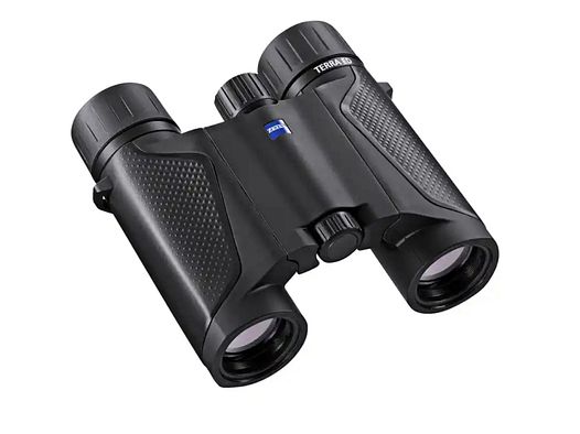 ZEISS Terra ED Pocket 10x25 Fernglas mit Tragriemen und Tasche black